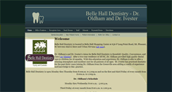 Desktop Screenshot of bellehalldentistry.com